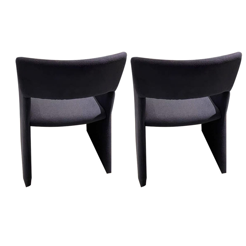 Contemporary Style Arm Chair Wood Open Back Dining Accent Chair for Kitchen