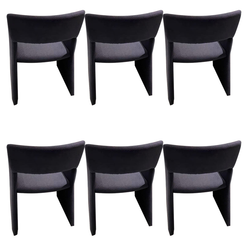 Contemporary Style Arm Chair Wood Open Back Dining Accent Chair for Kitchen