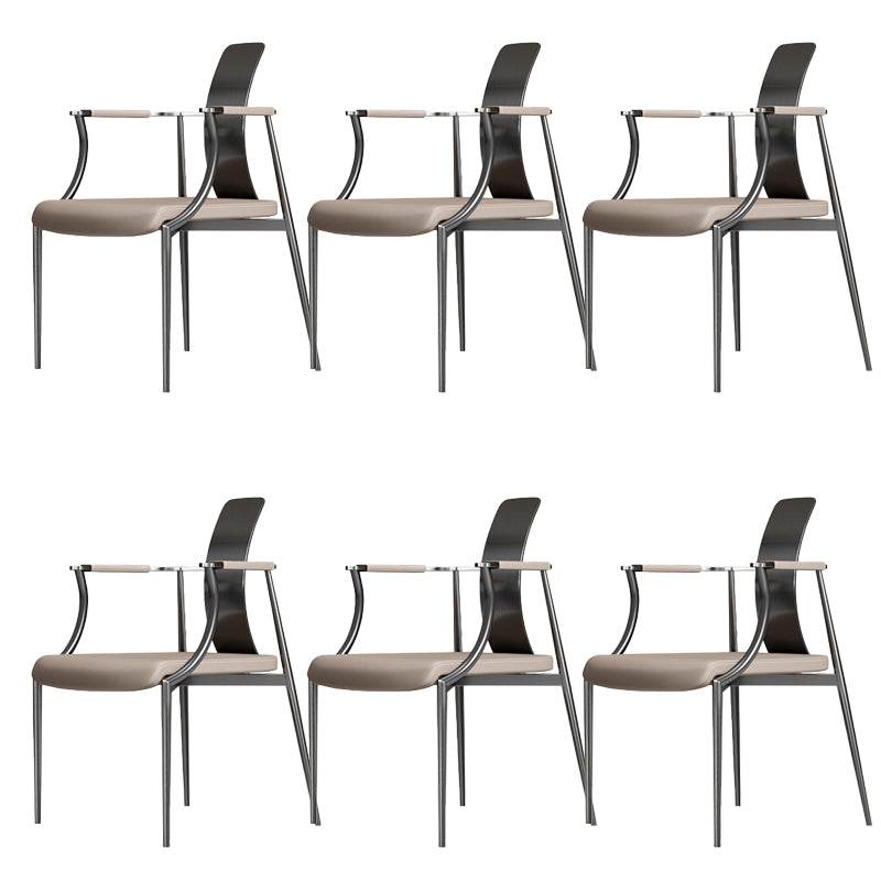 Glam Armrest Backrest Cushion Chair with Metal Legs for Living Room