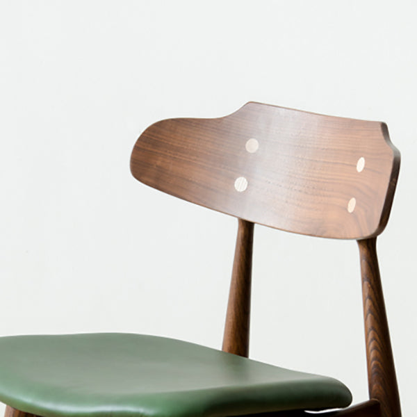 Contemporary Style Side Chair Wood Open Back Dining Room Chair for Home