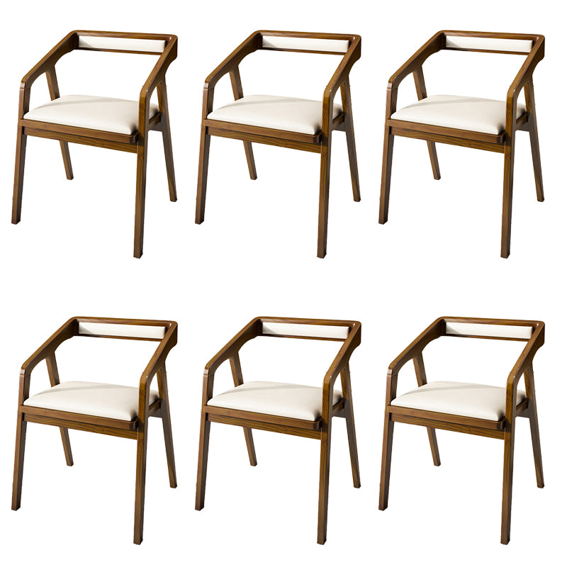 Contemporary Style Chair Wood Dining Accent Chair for Kitchen