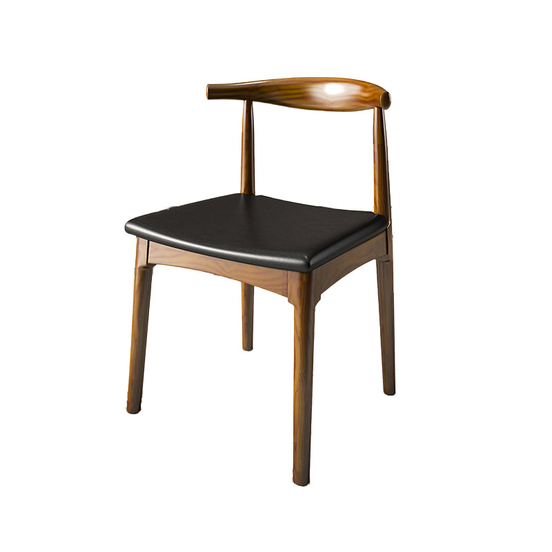 Contemporary Style Chair Wood Dining Accent Chair for Kitchen