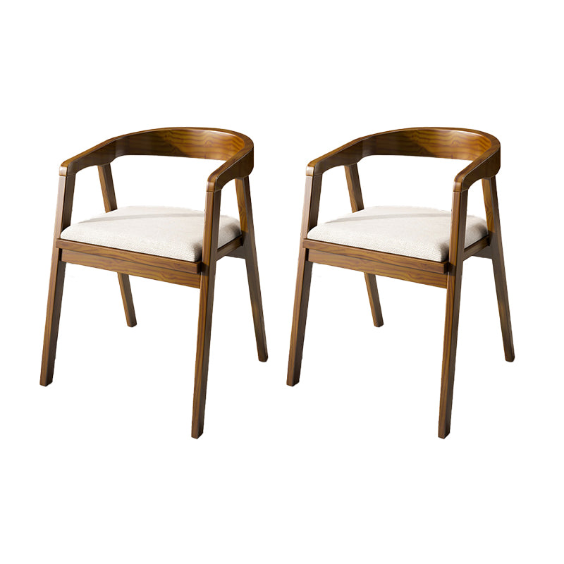 Contemporary Style Chair Wood Dining Accent Chair for Kitchen