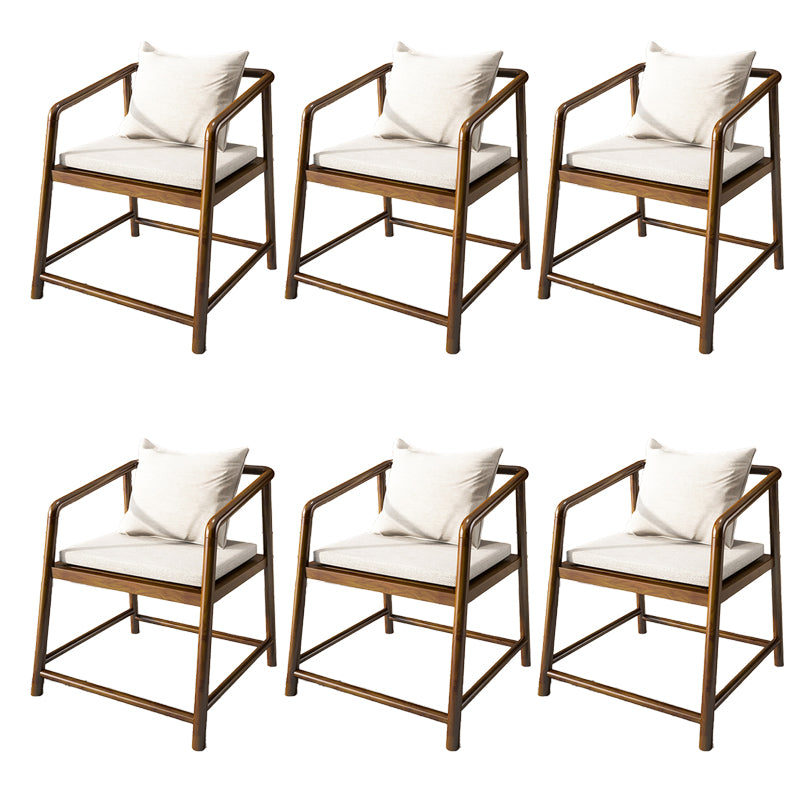 Contemporary Style Chair Wood Dining Accent Chair for Kitchen