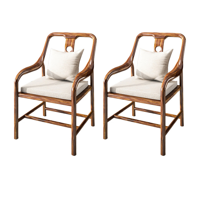 Contemporary Style Chair Wood Dining Accent Chair for Kitchen