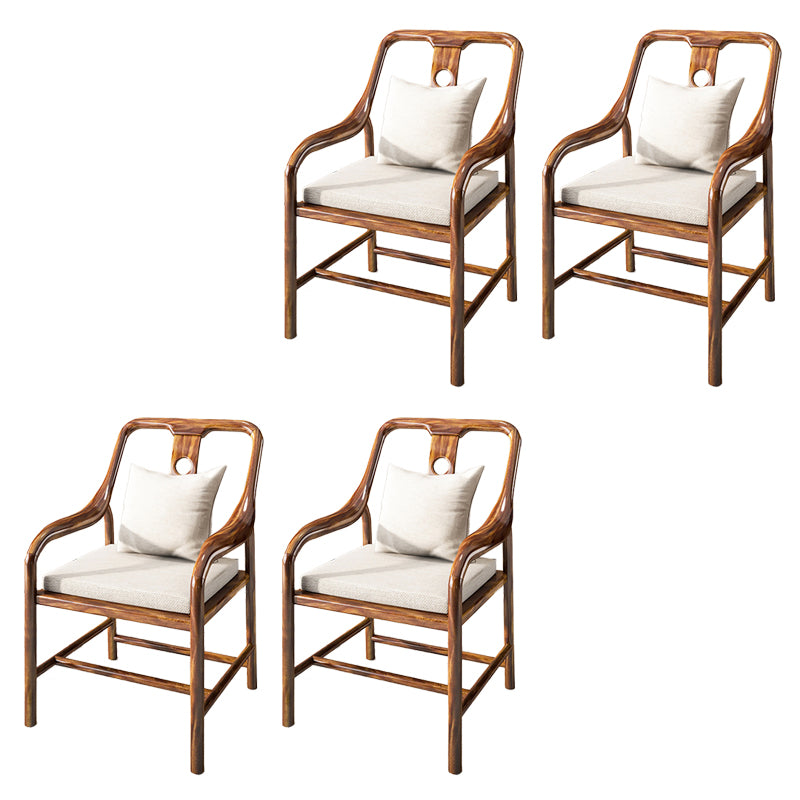 Contemporary Style Chair Wood Dining Accent Chair for Kitchen