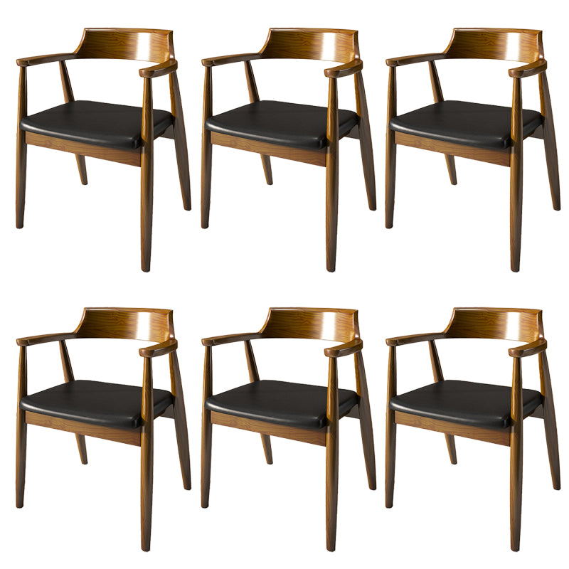 Contemporary Style Chair Wood Dining Accent Chair for Kitchen