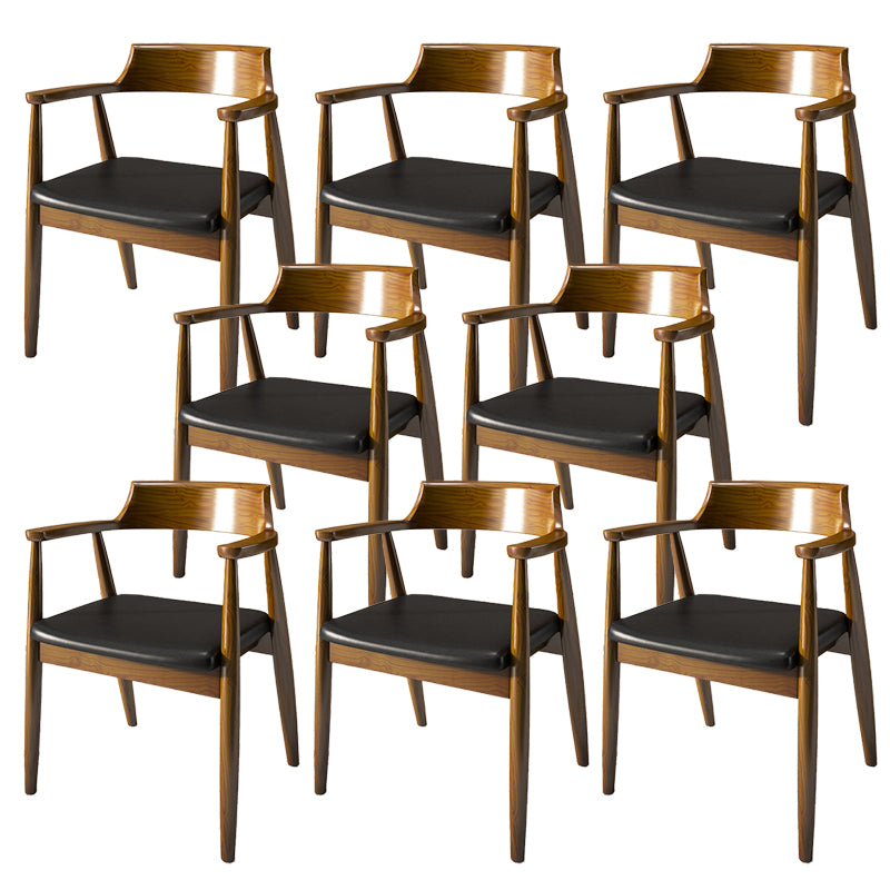 Contemporary Style Chair Wood Dining Accent Chair for Kitchen