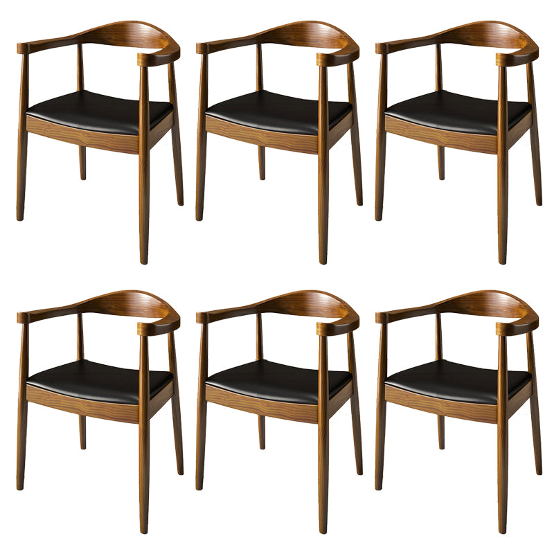 Contemporary Style Chair Wood Dining Accent Chair for Kitchen