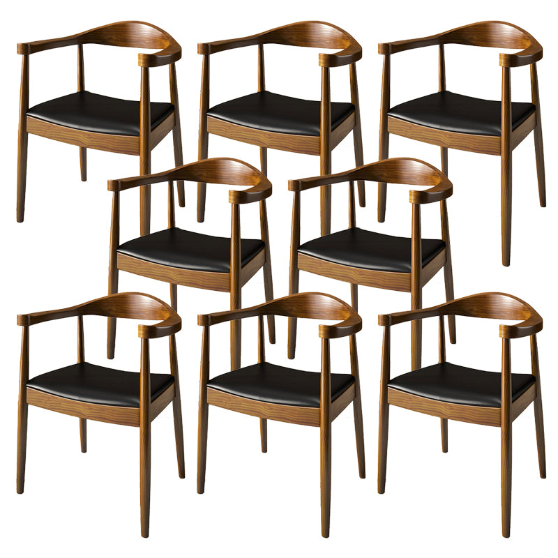 Contemporary Style Chair Wood Dining Accent Chair for Kitchen