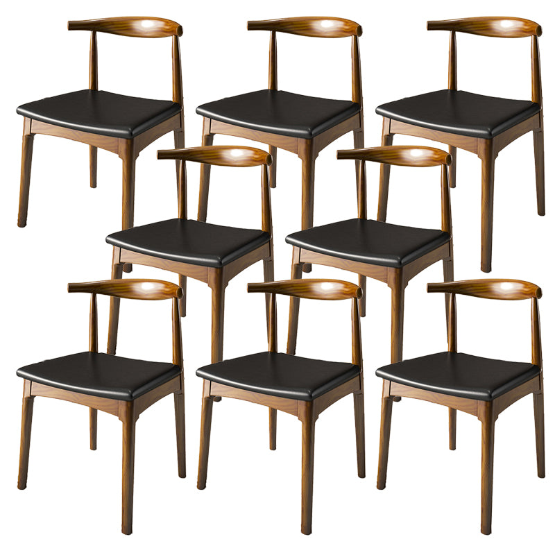 Contemporary Style Chair Wood Dining Accent Chair for Kitchen
