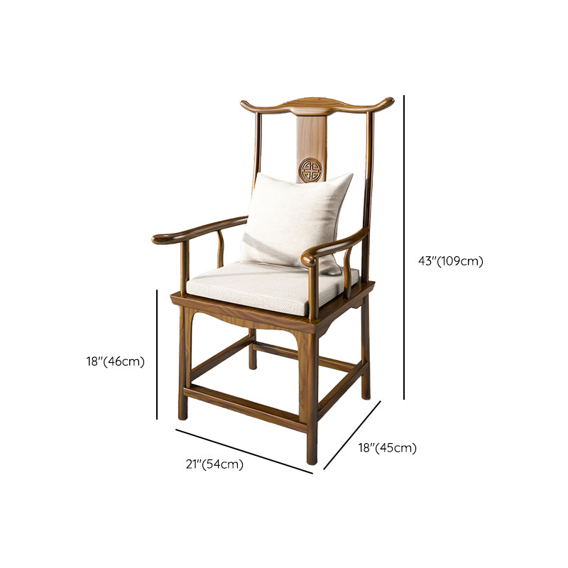 Contemporary Style Chair Wood Dining Accent Chair for Kitchen