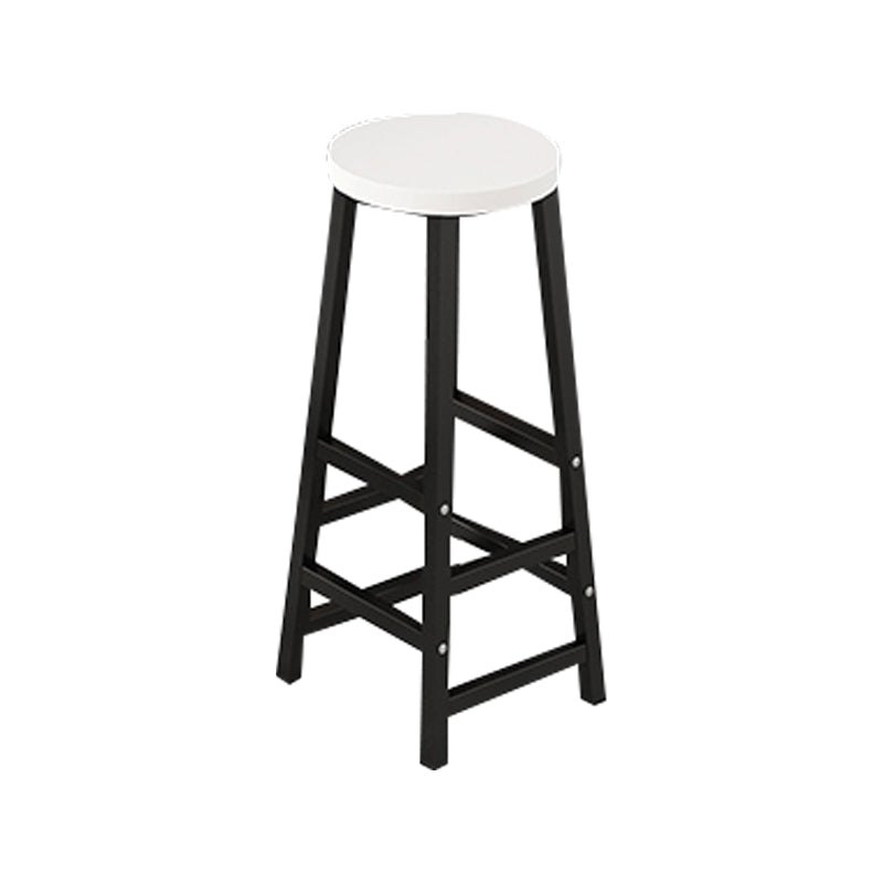 1/2 Piece Pub Dining Set Glam Style Bar Table with Metal Stool
