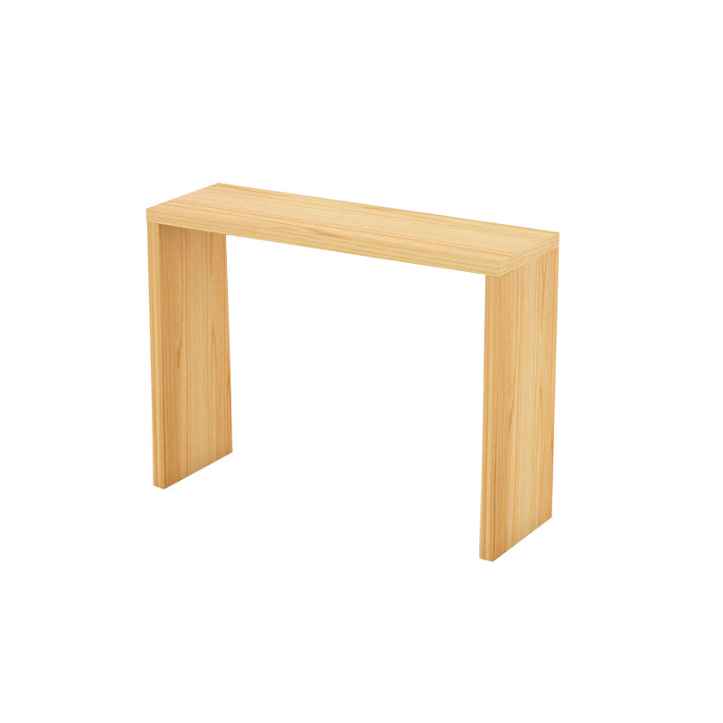 Modern Bar Dining Table Rectangle Wooden Frame Bar Table for Kitchen