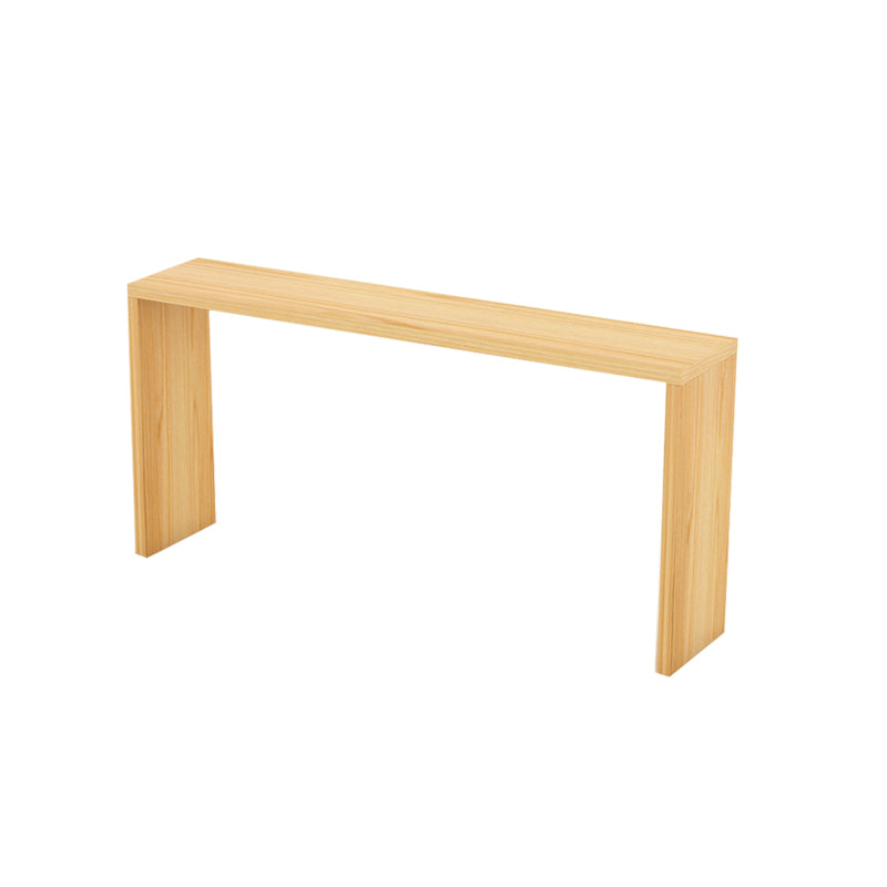 Modern Bar Dining Table Rectangle Wooden Frame Bar Table for Kitchen