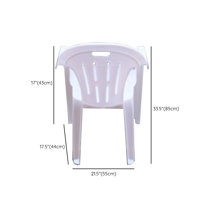 Contemporary Style Courtyard Table Plastic Material Desk for Outdoors