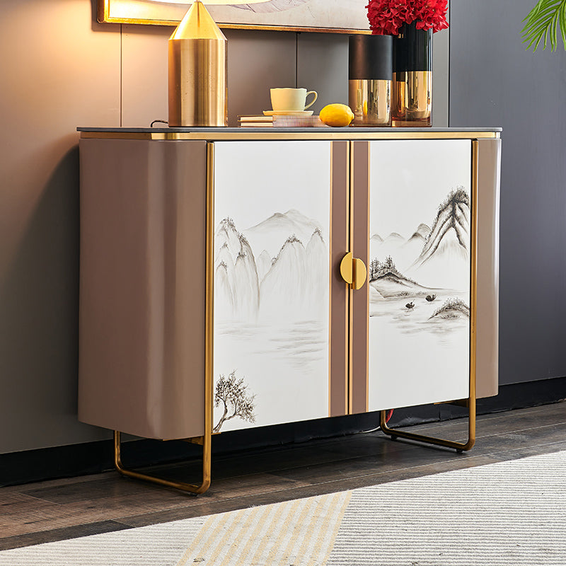 Contemporary 35.43" H Cabinet Wooden Accent Cabinet with Door