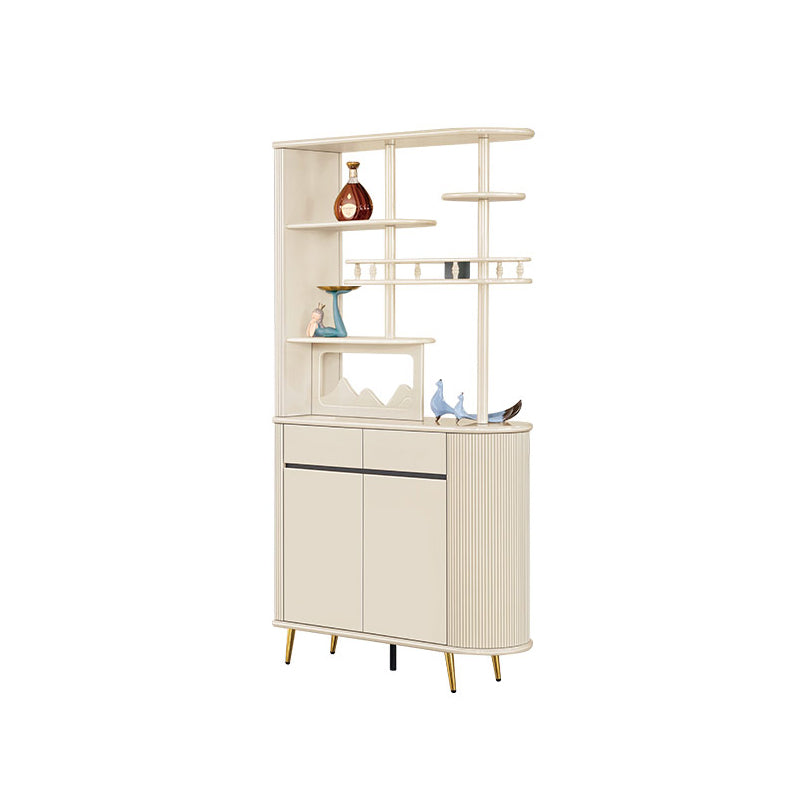 Contemporary Wooden Cabinet Solid Color Accent Cabinet with Drawer and Door