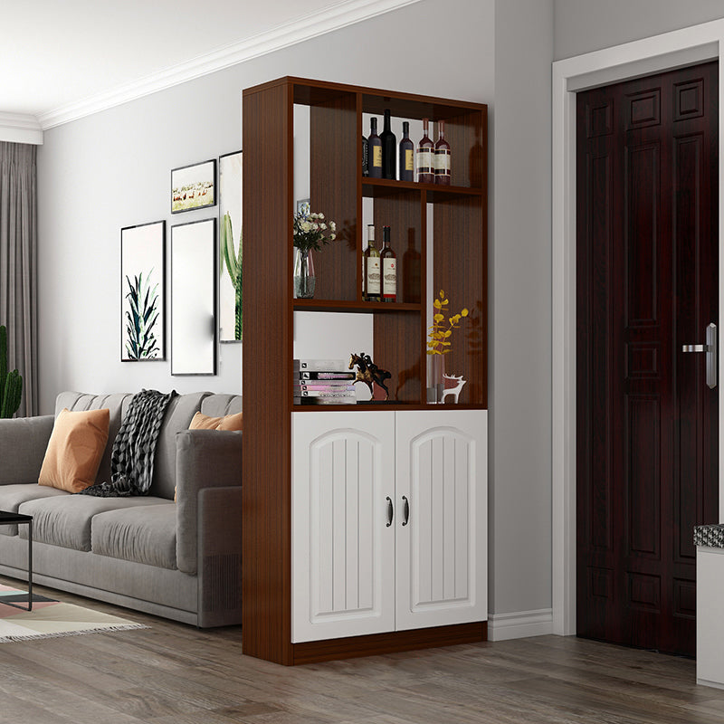 Modern Cabinet Water Resistant Wood Accent Cabinet with Doors