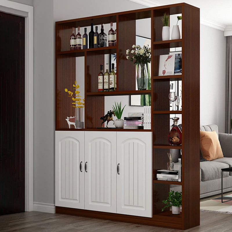 Modern Cabinet Water Resistant Wood Accent Cabinet with Doors