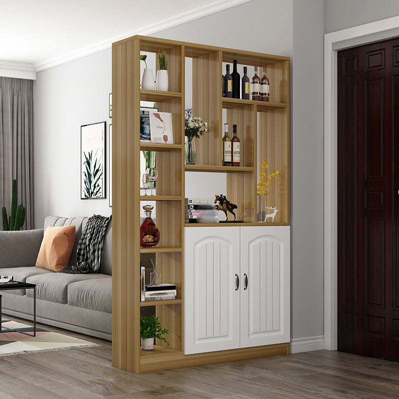 Modern Cabinet Water Resistant Wood Accent Cabinet with Doors