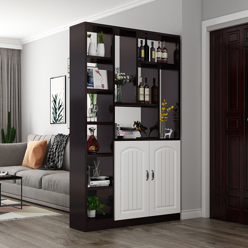 Modern Cabinet Water Resistant Wood Accent Cabinet with Doors