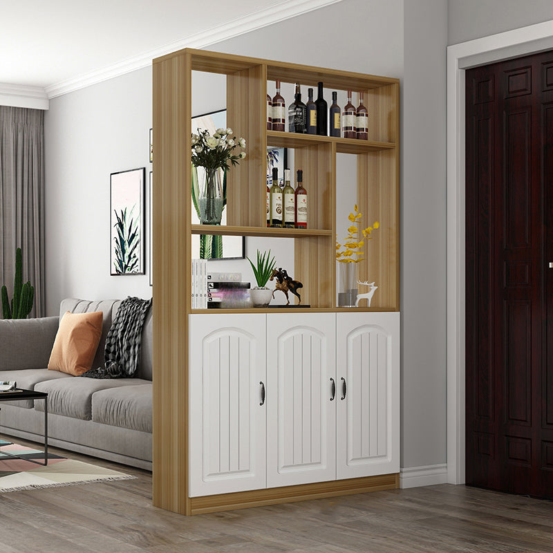 Modern Cabinet Water Resistant Wood Accent Cabinet with Doors