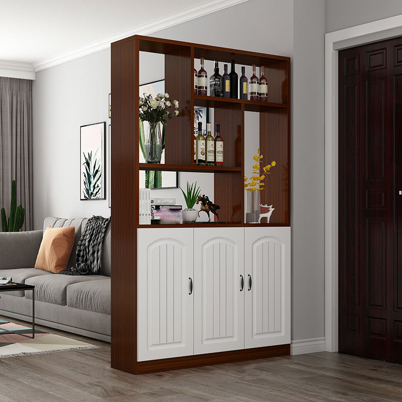 Modern Cabinet Water Resistant Wood Accent Cabinet with Doors