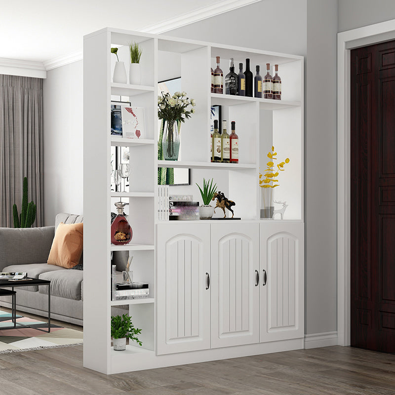 Modern Cabinet Water Resistant Wood Accent Cabinet with Doors