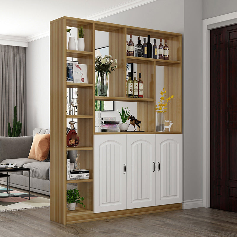 Modern Cabinet Water Resistant Wood Accent Cabinet with Doors