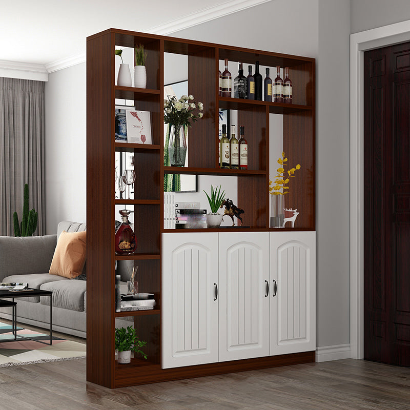 Modern Cabinet Water Resistant Wood Accent Cabinet with Doors