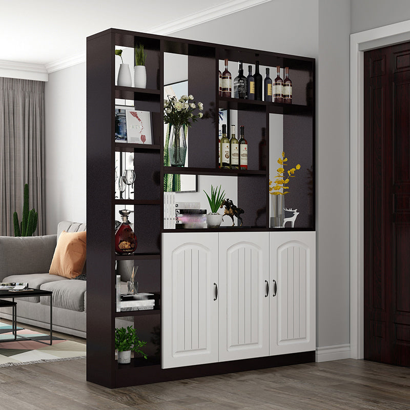 Modern Cabinet Water Resistant Wood Accent Cabinet with Doors
