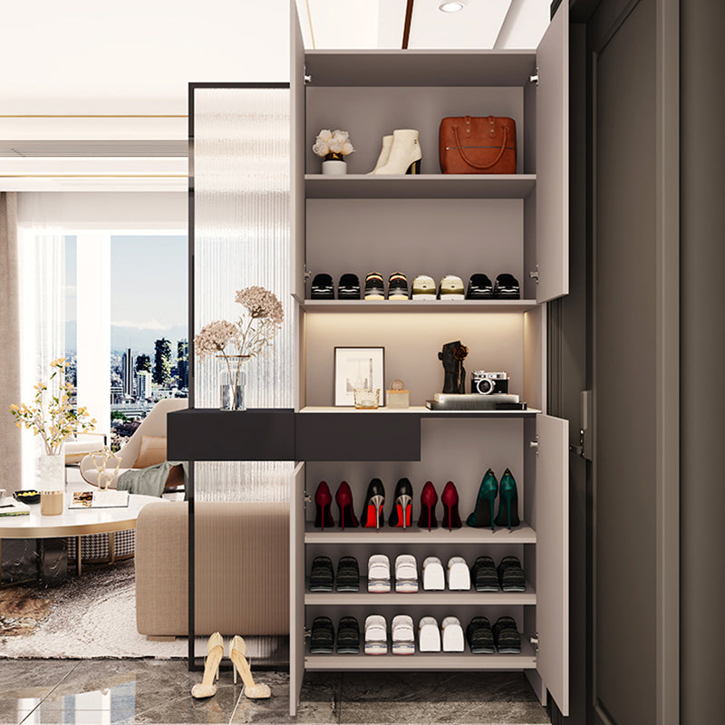 Modern Accent Cabinet Scratch Resistant and Stain Resistant Storage Cabinet with Doors