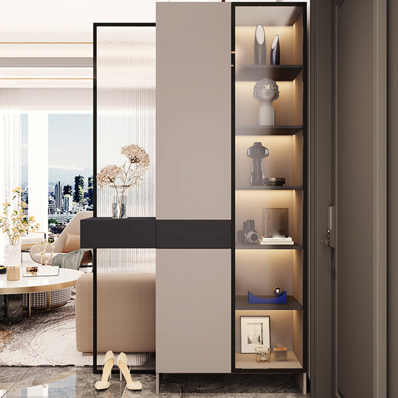 Modern Accent Cabinet Scratch Resistant and Stain Resistant Storage Cabinet with Doors