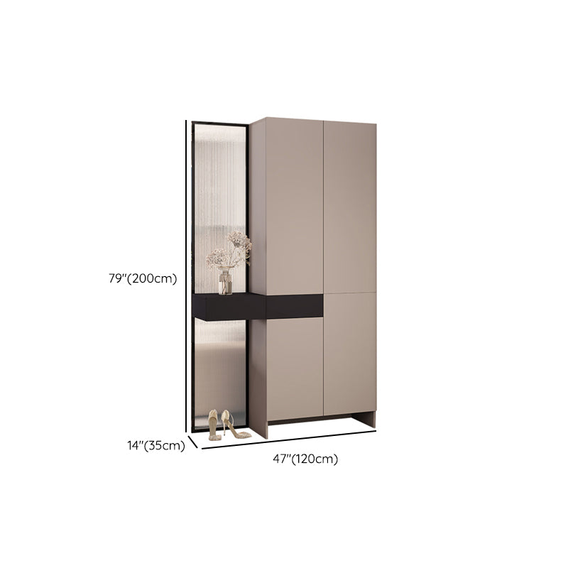 Modern Accent Cabinet Scratch Resistant and Stain Resistant Storage Cabinet with Doors