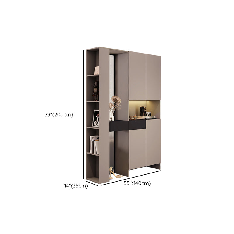 Modern Accent Cabinet Scratch Resistant and Stain Resistant Storage Cabinet with Doors