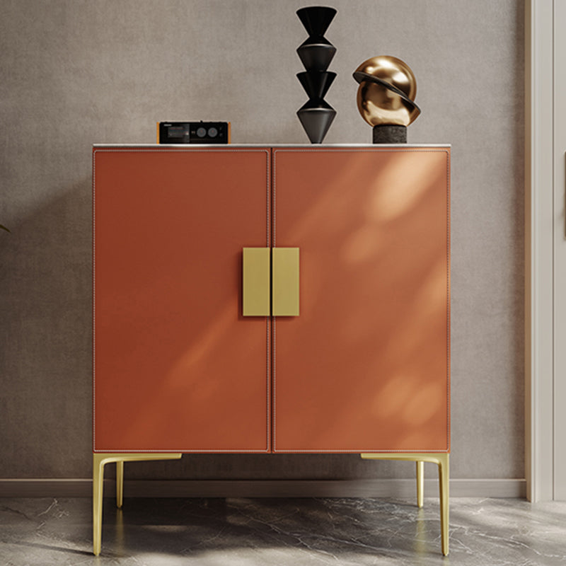 Orange Cabinet Standard 33.46" Tall Accent Cabinet with Doors