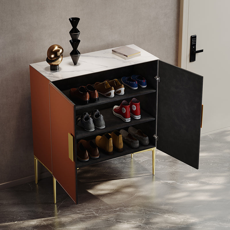 Orange Cabinet Standard 33.46" Tall Accent Cabinet with Doors