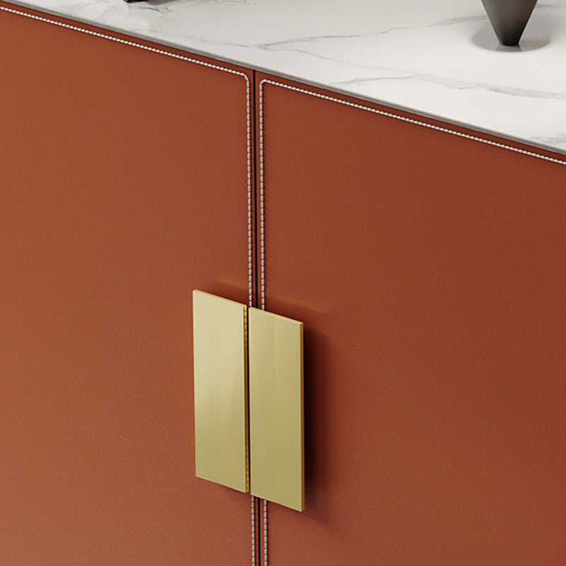 Orange Cabinet Standard 33.46" Tall Accent Cabinet with Doors