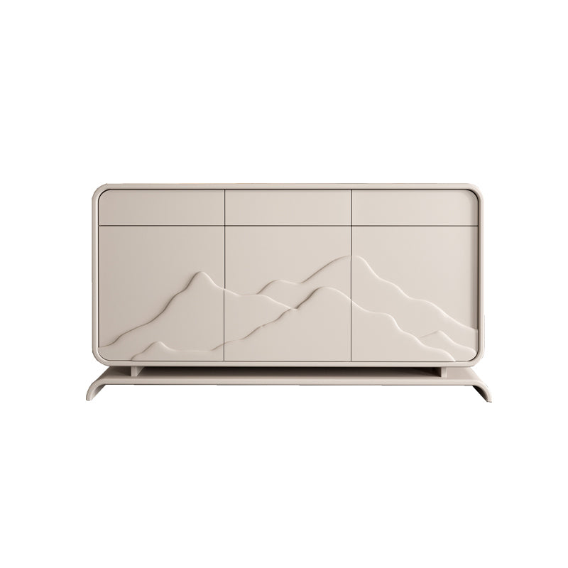 Modern Standard Cabinet White Drawers Included Accent Cabinet