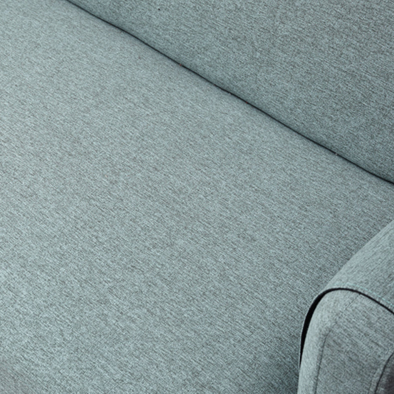Linen Sofa for Living Room with Storage Slipcovered Sofa with 1 Pillow
