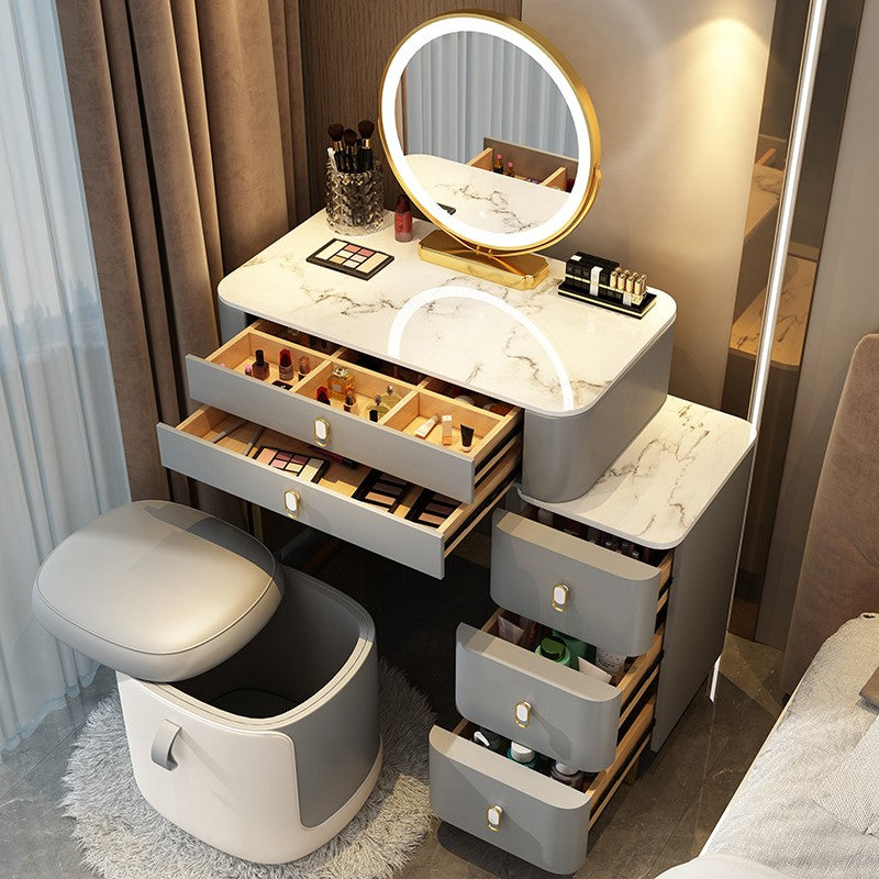 Contemporary Make-up Vanity with 5 Storage Drawers for Bedroom