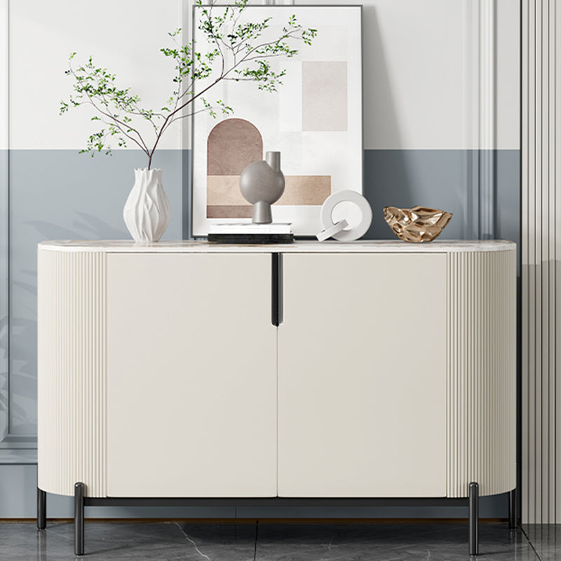 Designer Rectangle Accent Cabinet Bar Pulls Accent Cabinet with Drawer