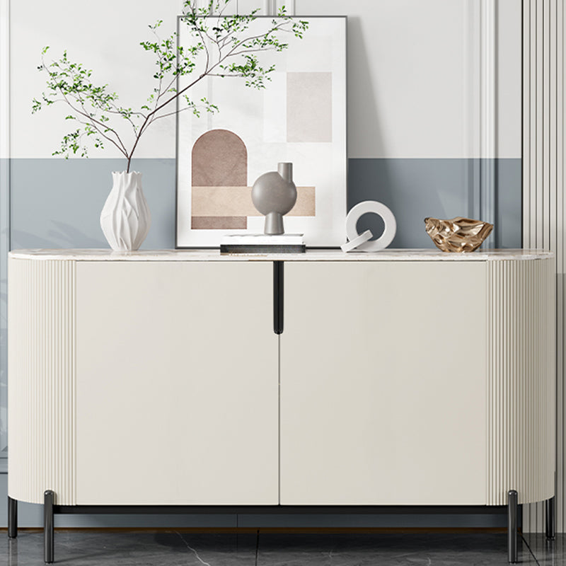 Designer Rectangle Accent Cabinet Bar Pulls Accent Cabinet with Drawer