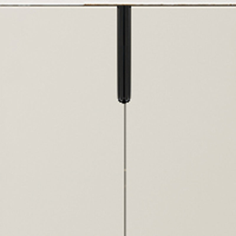 Designer Rectangle Accent Cabinet Bar Pulls Accent Cabinet with Drawer