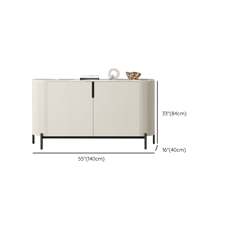 Designer Rectangle Accent Cabinet Bar Pulls Accent Cabinet with Drawer