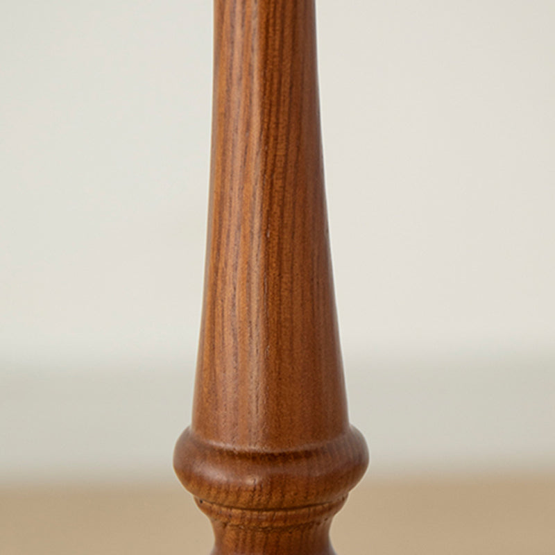 Rustic Round 3 Legs Side Table Solid Wood Tray Top End Table Set