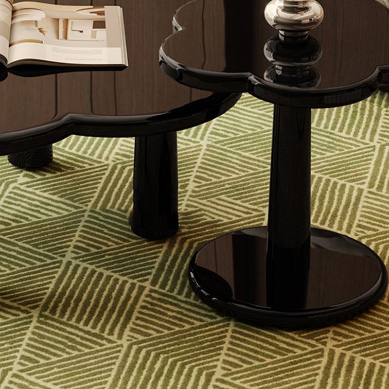 Simple Black Coffee or End Table Contemporary Coffee Cocktail Table with 4 Legs