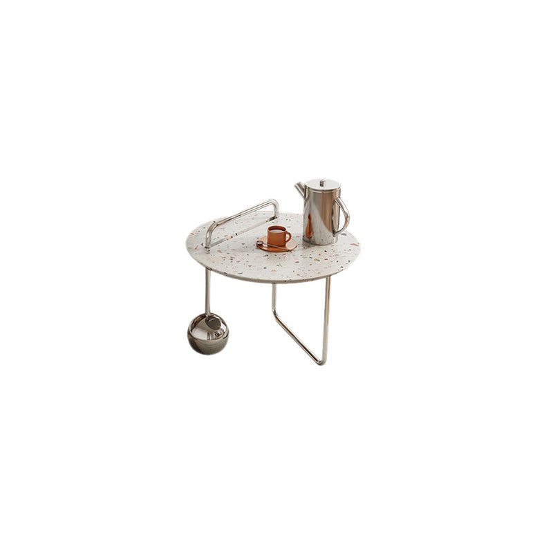 Contemporary Cocktail Table Glass Round Coffee Cocktail Table