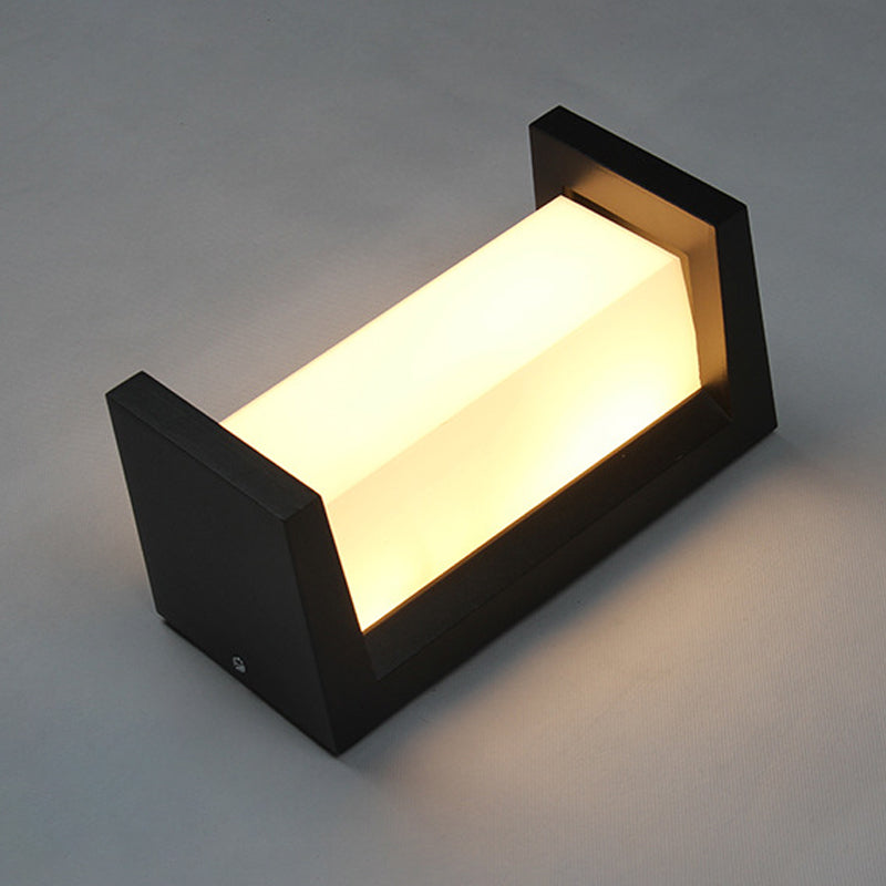 Geometric Wall Lighting Simplicity Metal 1 Light Wall Sconces